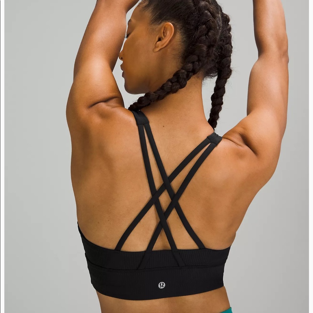 Energy High-Neck Longline Ribbed Bra size 12